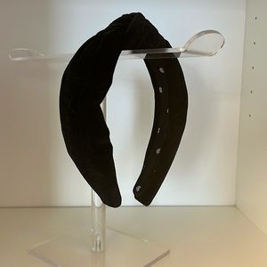 Lele Sadoughi Black Velvet Headband